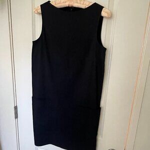 Theory linen blend mini dress